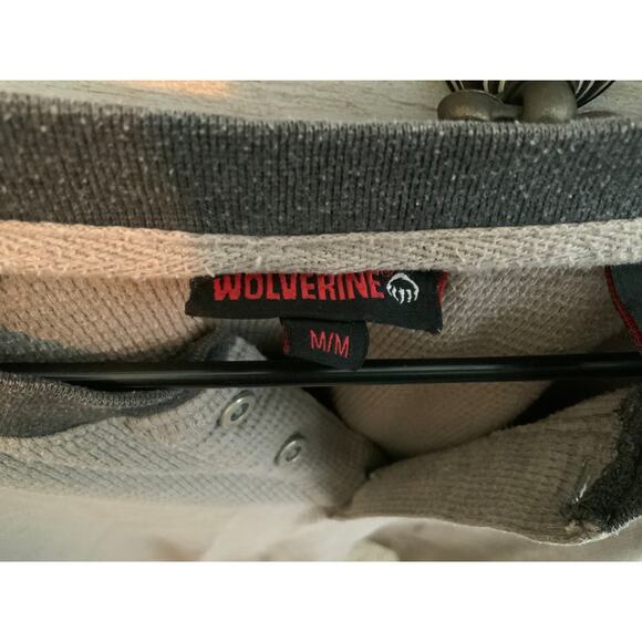 Wolverine Henley Waffle Knit Shirt - Size Medium - Picture 2 of 4